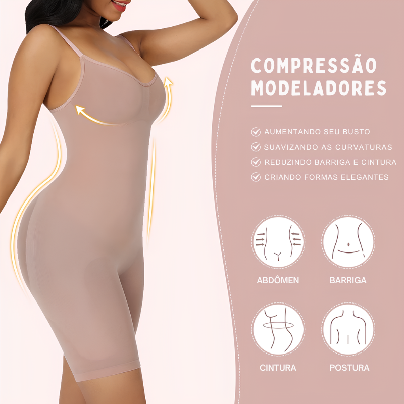 Body Modelador Linda Forma - Pague 1 Leve 2