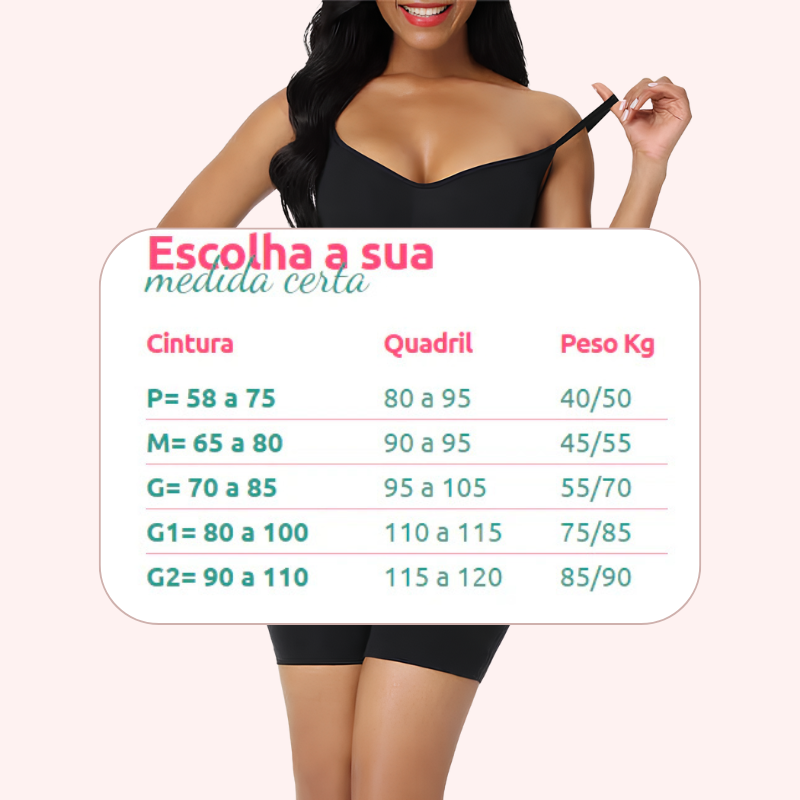 Body Modelador Linda Forma - Pague 1 Leve 2