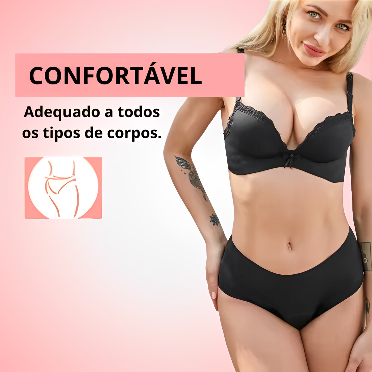 Calcinha Antivazamento ConfortLife - Compre 3 Leve 6