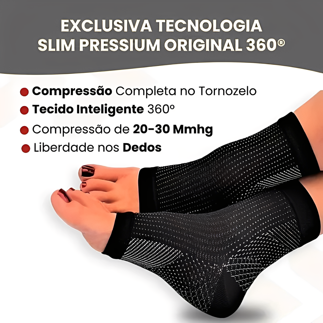 Meias de Compressão Ortopédicas ConfortLife®