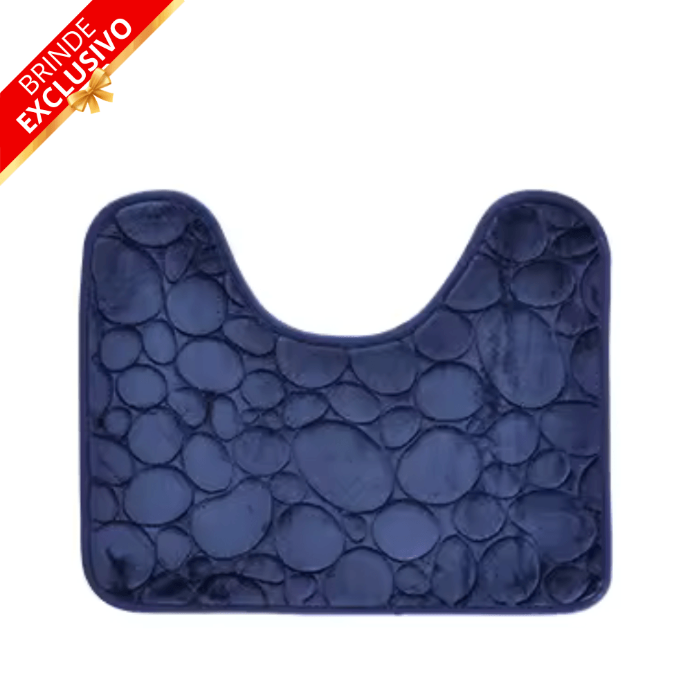 Tapete para Banheiro Antiderrapante Ultra Absorvente – (Compre 1 leve 2 + Brinde Exclusivo)