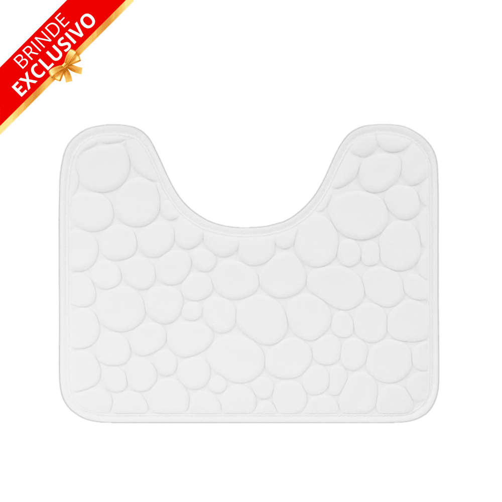 Tapete para Banheiro Antiderrapante Ultra Absorvente – (Compre 1 leve 2 + Brinde Exclusivo)