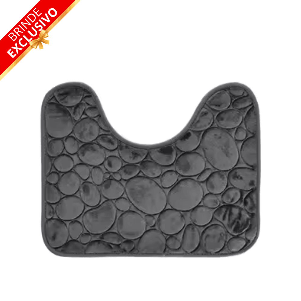 Tapete para Banheiro Antiderrapante Ultra Absorvente – (Compre 1 leve 2 + Brinde Exclusivo)