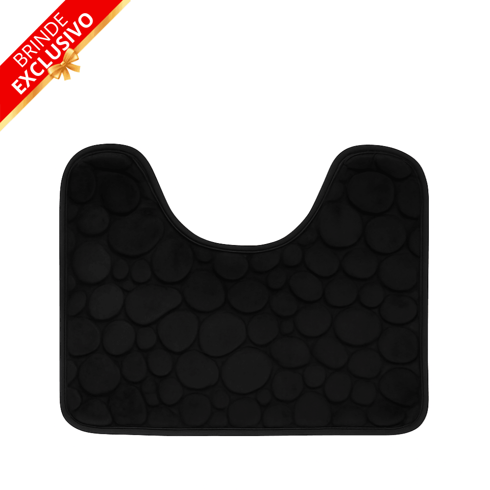 Tapete para Banheiro Antiderrapante Ultra Absorvente – (Compre 1 leve 2 + Brinde Exclusivo)