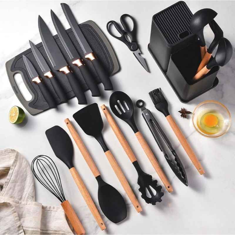 MasterChef – Seu Kit Com 19 peças Profissional + Brinde 4 Apoios de colher em silicone!