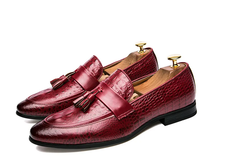 Mocassins en cuir Oxford