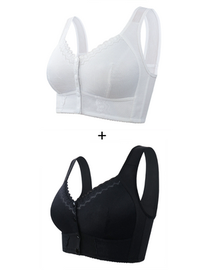Compre 1 Leve 2: Sutiã Rendado Fechamento Frontal