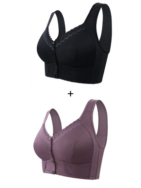Compre 1 Leve 2: Sutiã Rendado Fechamento Frontal