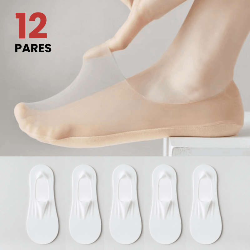 Meias Invisíveis Ortopédicas ConfortLife® -  [SOMENTE HOJE COMPRE 5 LEVE 12 PARES]