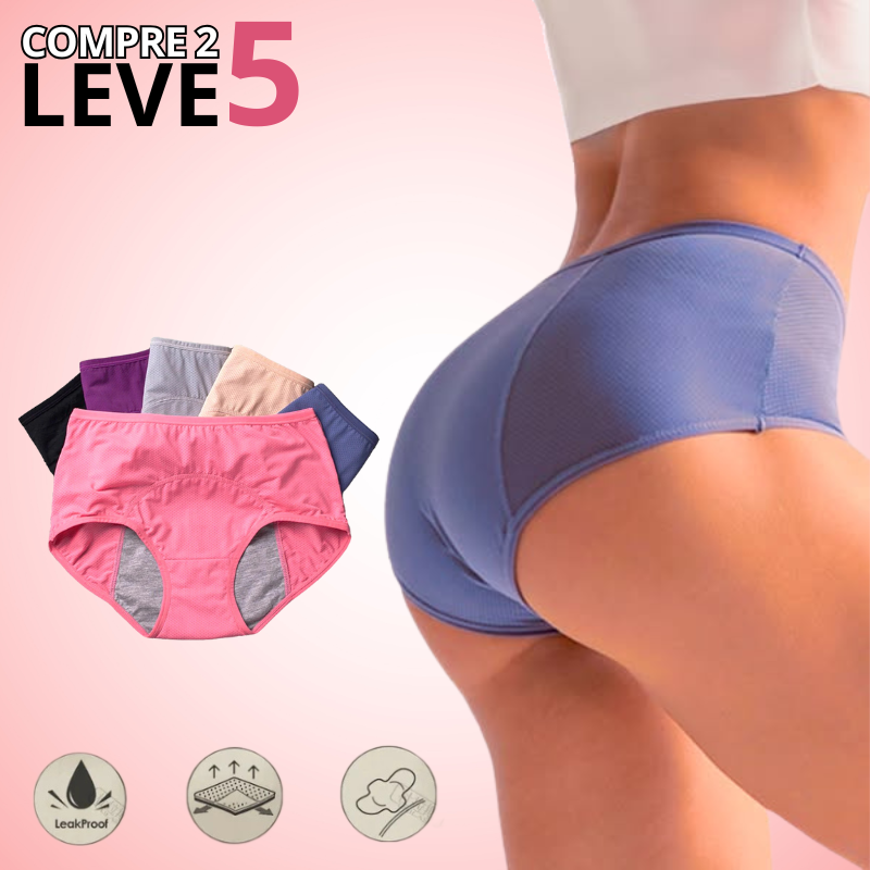 Calcinha Antivazamento Confort - Compre 2 Leve 5