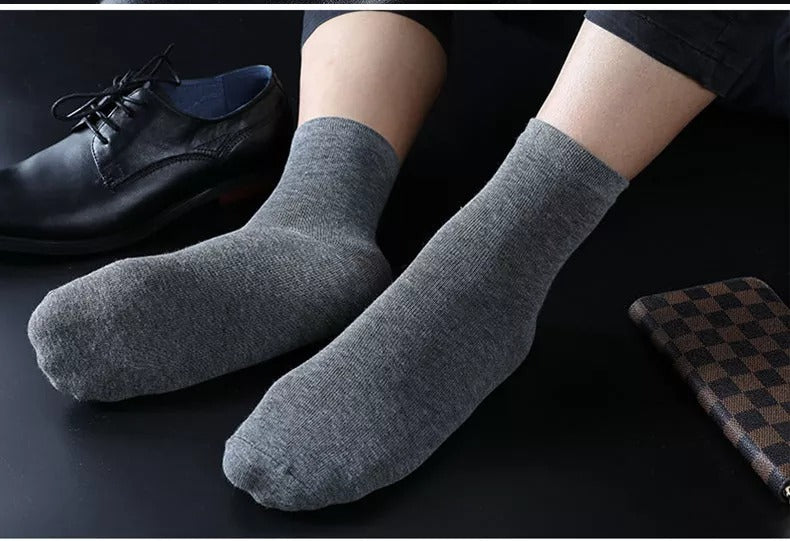 Chaussettes D'affaires en Coton Pour Hommes