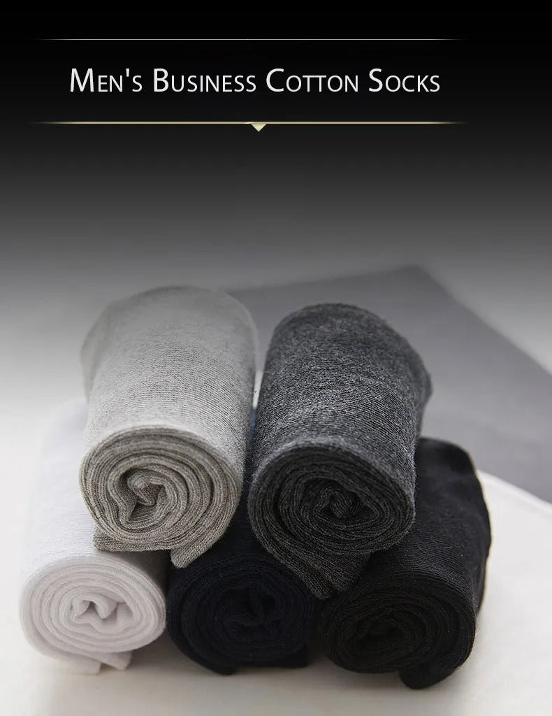 Chaussettes D'affaires en Coton Pour Hommes