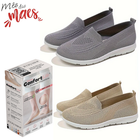 Sapatilha Ortopédicas ConfortLife® [COMPRE 1 LEVE 2 PARES + BRINDE DE 5 PARES DE MEIA ORTOPÉDICAS]