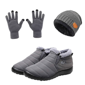 BJ Therm™ - Bota de Inverno Impermeável Unissex + BRINDE: 1 Gorro e 1 Luva