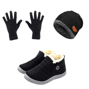 BJ Therm™ - Bota de Inverno Impermeável Unissex + BRINDE: 1 Gorro e 1 Luva