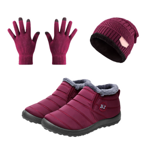 BJ Therm™ - Bota de Inverno Impermeável Unissex + BRINDE: 1 Gorro e 1 Luva